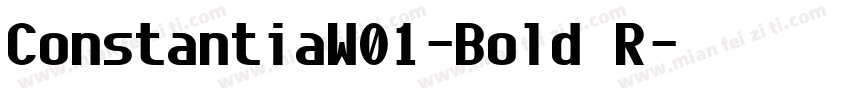 ConstantiaW01-Bold R字体转换